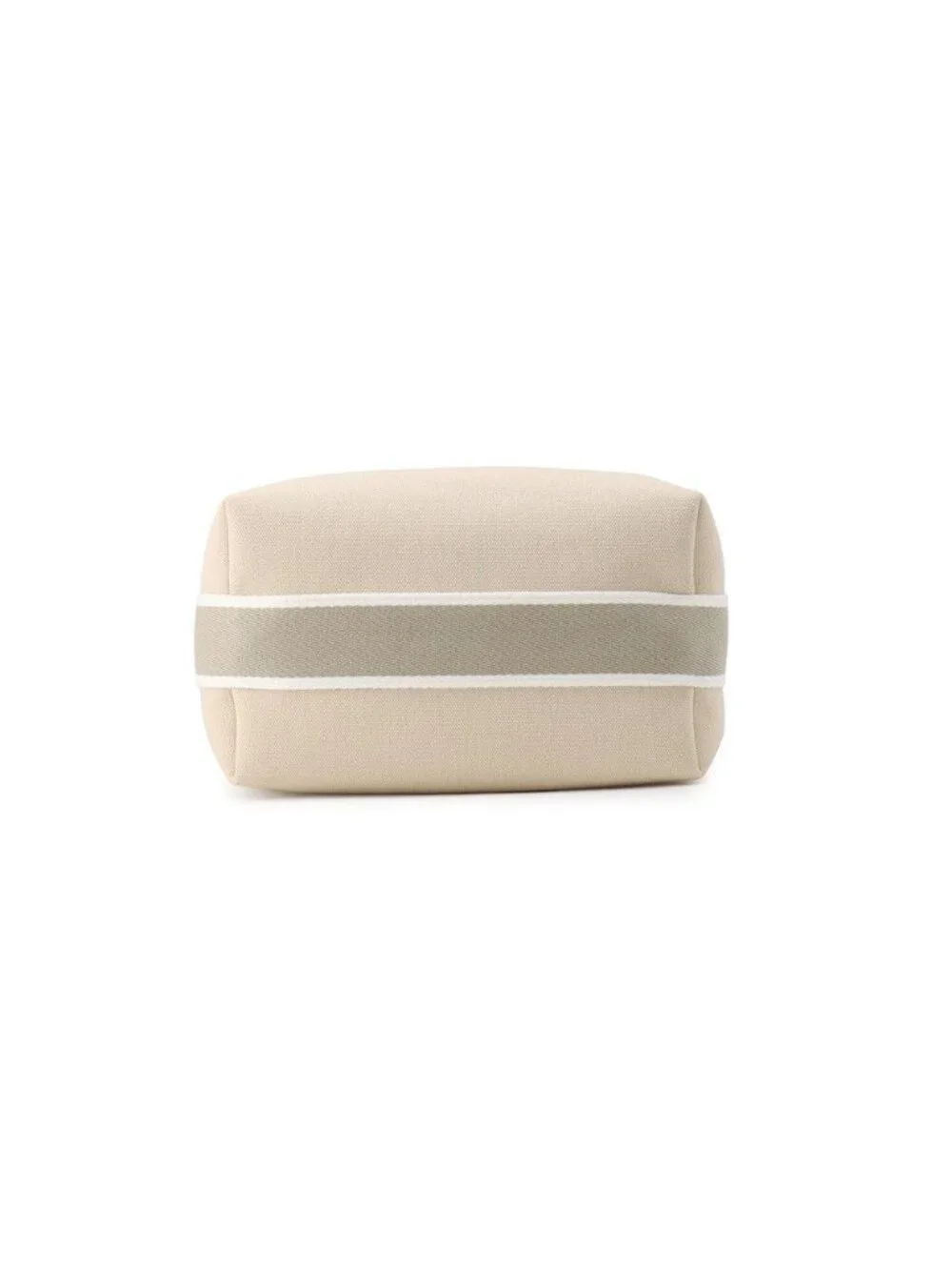 Hermes Pouch Bride-a-Brac PM Natural Silver Canvas Case